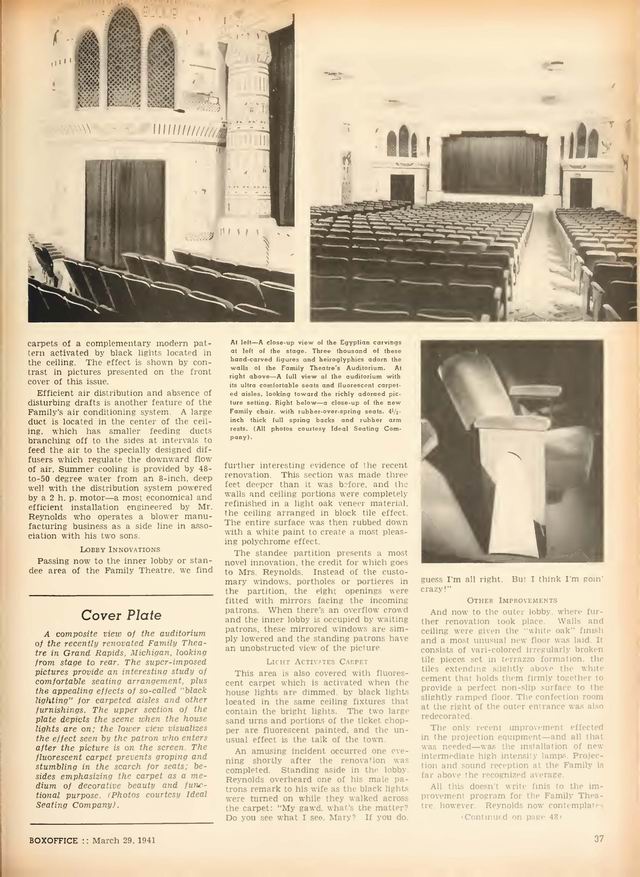 Family Theatre - FAMILY THEATRE NEWSPAPER STORY 2